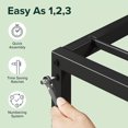 thumbnail image 2 of Zinus Figari 39 inch Bamboo and Metal Platform Bed Frame, 2 of 6