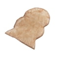 thumbnail image 1 of Binwennn Soft Blanket Throw Rugs Sweater Blanket Rug Beige Area Rugs Sheepskin Rug Fuzzy Soft Ft Rugs Machine Washable Shag Rug Nursery Throw Rugs For Bed Living Kids Room, 1 of 3
