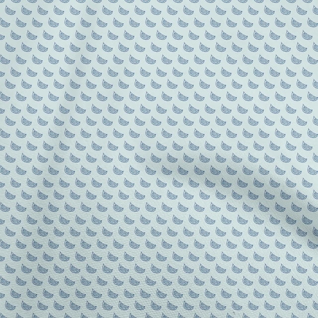 oneOone Georgette Viscose Light Blue Fabric Fruits Sewing Craft Projects Fabric Prints By Yard 42 Inch Wide