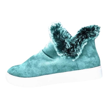 Boots for Women Winter Womens Winter Boots Women Winter Solid Color Keep Warm Ankle Boots Plus Velvet Boot Flat Snow Boots