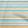 thumbnail image 1 of oneOone Coton Flex Bleu Turquoise Tissu à Rayures Matière de Robe Tissu Imprimé Tissu au Mètre 40 Pouces de Large, 1 of 4