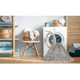 thumbnail image 2 of Ahgly Company Tapis Rectangulaire Industriel Moderne Lavable en Machine, Beige Riz, 7 Pieds x 9 Pieds, 2 of 7