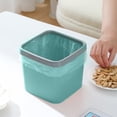 thumbnail image 2 of Kitchen Trash Can,Office Desk Accessories Mini Trash Can Miniature Plastic Trash Can Pressure Ring Countertop Trash Can for Bathroom Office Kitchen Desk Coffee Table Bathroom Trash Can, 2 of 6