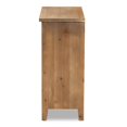 thumbnail image 4 of Bowery Hill MDF Wood Medium Oak Chest Rectangular Spindle Design 31.1"H Fully Assembled, 4 of 9