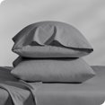 thumbnail image 1 of Bare Home Percale Weave Pillowcase Set - 300 Thread Count - 100% Organic Cotton - Standard, Gray, 1 of 4