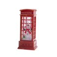 thumbnail image 2 of Christmas Lantern Glitter Water Battery Operated for Home Wedding Decorative Phone Booth Snowman, 2 of 8