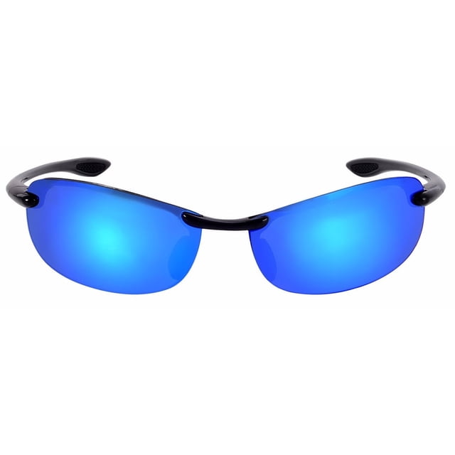 "The Raptor" Polarized Bifocal Lightweight Sunglasses for Men and Women - Open Road Blue - 3.00