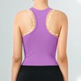 thumbnail image 4 of Ltctricy Women's Crop Tank Tops with Built in Bra Ribbed Knit Crew Neck Racerback Slim Sleeveless Workout Tops Athletic Yoga Shirts, 4 of 7