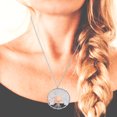 thumbnail image 2 of UPGRATOR 1Pack Pendant Necklace Designed As Tree Of Life Using Copper And Natural Stone For Girls Jewelry, 2 of 6