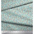 thumbnail image 3 of Soimoi Poly Georgette Fabric Earthworm,Fruit & Insect Fabric Prints by Yard 42 Inch Wide, 3 of 3