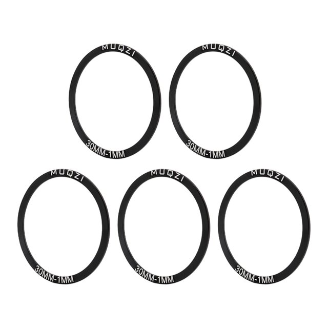 koolsoo 5 Pièces Vélo Pédalier Joint Rondelle de Manivelle Entretoise pour T1MM Montagne 30MM