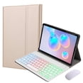 thumbnail image 1 of Touchpad Keyboard Case Funda For Tablet Lenovo Tab M10 HD 2nd Gen 10.1 TB-X306X X306F Rainbow Backlight Keyboard Cover Mouse gold key case M Hebrew, 1 of 6