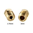 thumbnail image 3 of 3D Printer Nozzle Brass Extrude Head Mini Portable brass 3d printer nozzle Brass Nozzle Firm Printer Thread, 0.2mm/1.75mm, 3 of 10