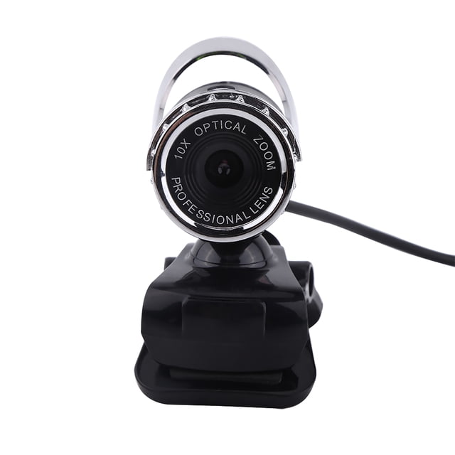USB 2.0 0.3MPixels Clip on Webcam with Built in Microphone, HD 360360Degree Rotating Stand, for PC, High Definition, True Color Images