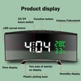 thumbnail image 4 of Drppepioner Multifunctional Intelligent Digital Mirror Clock Desk Clock Large Screen Display Silent Sleep Electronic Clock for Home Adults Gifts, 4 of 7