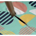 thumbnail image 3 of Vargottam Indoor/OutdoorTablecloth58x120 Inch Rectangle Tablecloth with Umbrella Hole and Zip- Waterproof PatioTableCloths- TableCovers for Backyard RectangularTable- Aquamarine2, 3 of 5