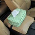 thumbnail image 2 of TopOne Car Tissue Holder Premium PU Leather Backseat Extra Large Tissue Organization Napkin Holder For Center Console Sun Visor, 2 of 6