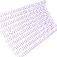 thumbnail image 3 of KW-trio Plastic Loose Leaf Binders, ABS, Ring Binding Spines, with 30-Hole Design, Assorted Colors, 10 Count, 3 of 8
