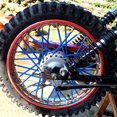 thumbnail image 4 of Ensemble de Décoration de Rayons de Roue Bleus 72 Pcs Manchon de Décoration de Rayons de Roue Bicyclette Motocyclette Ensemble de Rayons Colorés, 4 of 6