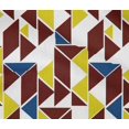 thumbnail image 4 of oneOone Cotton Flex Fabric Parallelogram & Triangle Geometric Print Fabric By The Yard 40 Inch Wide, 4 of 4