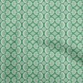 thumbnail image 1 of oneOone Silk Tabby Green Fabric Asian Block Sewing Material Print Fabric by The Yard 42 Inche Wide-9615, 1 of 4