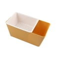 thumbnail image 2 of Agiferg Lazy Double-layer Fruit Plate Basket Household Plastic Candy Plate Box Creative Kitchen Living Room Eating Melon Seed Plate, 2 of 2