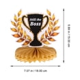 thumbnail image 2 of MasteelfCA 8Pcs Retirement Party Decor Honeycomb Paper Decor Colleague Retirement Gift, 2 of 7