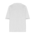 thumbnail image 3 of Plebaso Plus Size Tops for Women Short Sleeve V Neck Loose Blouses Casual Solid Color Womens Tunic Tops, 3 of 5