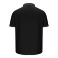 thumbnail image 4 of cfhntfmh V Neck Shirts for Men Slim Short Sleeve Muscle Golf T-Shirts Summer Knitted Collared Soft Buttons down Tees, 4 of 7