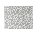 thumbnail image 1 of Grey Giraffe Print Plush Blanket, 1 of 1