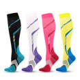 thumbnail image 1 of 6 Paires de Bas de Compression pour Femmes Hommes Circulation 20-30 mmHg Bas de Compression pour Course Infirmière Enflure Voyage Vol, 1 of 8