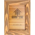 thumbnail image 2 of Rustic Wooden Picture Frame 5x7 Inch - Set of 2- Natural Distressed Wood with Real Glass for Wall and Table Top Display - Walnut, 2 of 7