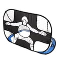 thumbnail image 3 of Filet de Poteau de But de Soccer Portable, Grand Filet à Grille Filet d'Entraînement de Soccer, Fil Plat Enfants pour Enfants, 3 of 8