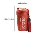 thumbnail image 3 of EGNMCR 304 Stainless Steel Straw Water Cup With Carry Rope Convenient Coffee/Colainsulated Cup. Stainless steel water cup, 3 of 6
