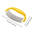 thumbnail image 2 of WIFKLSIIPG Crinkle Cutter Potato Cutter French Fry Crinkle Cutter Stainless Steel Crinkle Cutter for Veggies Fruit Potato Soap Fries Pickle, 2 of 3