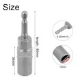 thumbnail image 1 of MYG 1 Pcs 80mm Length 1/4 Pouces Hexagonal DriveSocket Nut Bolt Drill Bit, 1 of 9