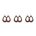 thumbnail image 4 of QualitChoice Leopard Print Earrings Body Decoration Water Drop Ear Dangles Birthday Gift Type 4 3Set, 4 of 6