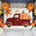 thumbnail image 2 of HHBEAUTY Halloween Bathroom Rug, Fall Pumpkin Bath Mat Water Absorbent Non-Slip Washable for Shower Tub Microfiber Washable Absorbent Carpet Autumn Halloween Thanksgiving Home Kitchen Decoration, 2 of 6