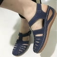 thumbnail image 5 of LSLJS Women Wedge Sandals Closed Toe Gladiator Sandals Vintage Hollow Out Platform Outdoor Sandals, 5 of 5