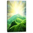 thumbnail image 2 of Green Mountains under Sun - Landscape Canvas Art Print, 2 of 3