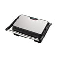 thumbnail image 4 of Luzkey Electric Panini Press Bread Baking Machine Touch Handle Compact 750W Breakfast Sandwich Maker for Snacks Sandwiches Breakfast, 4 of 8