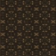 thumbnail image 1 of Ahgly Tapis d'Intérieur Lavable en Machine Carré Noir Nuit Transitionnel, 7 Pieds Carré, 1 of 7