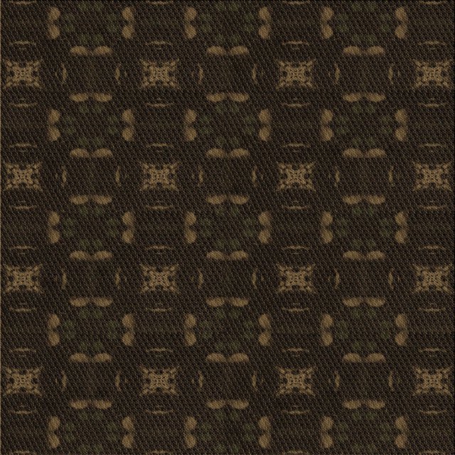 Ahgly Tapis d'Intérieur Lavable en Machine Carré Noir Nuit Transitionnel, 7 Pieds Carré