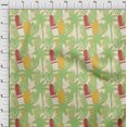 thumbnail image 4 of oneOone Cotton Flex Light Green Fabric Tropical Sewing Craft Projects Fabric Prints By Yard 40 Inch Wide, 4 of 4