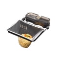 thumbnail image 3 of Binwennn Kitchen Filter Rack Suction Cup Leftovers Blocking Dishwashing Basin Kitchen Waste Drain Rack Soup Containers with Lids for Lunch Food Storage Glass Lunch Containers for Hot Food Pantry for, 3 of 6