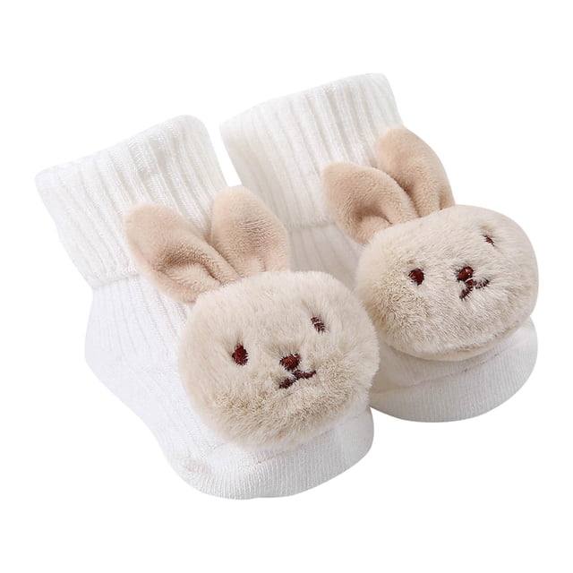 2025 Socks Knitted Cartoon Neutral Clothes Pattern Cute Boy Girl Striped SocksSocks Middle