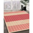 thumbnail image 3 of Ahgly Company Machine Washable Indoor Round Transitional Pastel Orange Area Rugs, 7' Round, 3 of 7