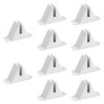 thumbnail image 2 of koolsoo 10 Pieces Dog Fence Support Gate Support Dog Panel Stable AntiSlip Reinforcement Fittings Indoor Fence Feet Garden Fence Base white, 2 of 8