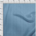 thumbnail image 3 of oneOone Velvet Teal Blue Fabric Asian Block Sewing Craft Projects Fabric Prints By Yard 58 Inch Wide, 3 of 4