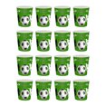thumbnail image 3 of Footballs Party Supplies Green Football Ball Theme Paper Cup Plate Tableware, 3 of 7
